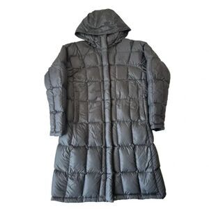 The North Face Small Black 550 Down Parka Hooded Coat